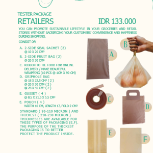 Tester package for retailers